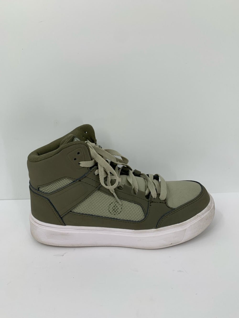 Volcom Evolve high top work safety shoe sneaker olive green composite toe men 7